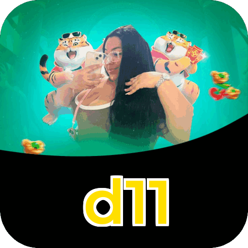 Interface do aplicativo d11 mostrando jogos disponíveis no iOS e Android